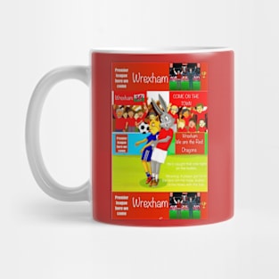 He's caught that one right on the button, Wrexham funny football/soccer sayings. Mug